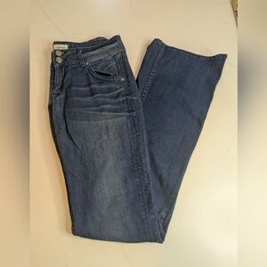 Hudson Jeans Women Size 27 Pop Signature Bootcut, Blue Jeans